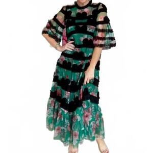 NEW BEULAHSTYLE juliet heart dress in green